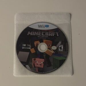Minecraft WiiU Edition Game Disc